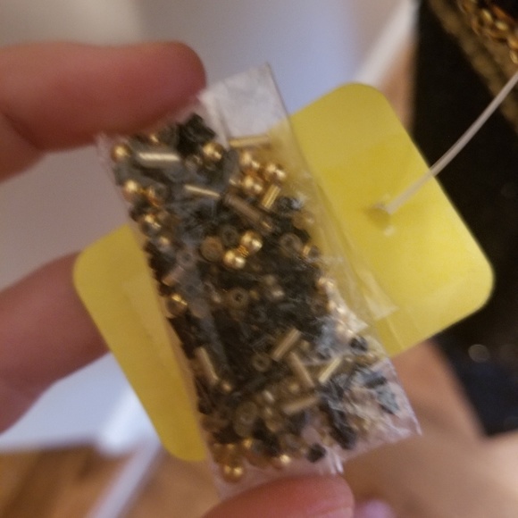 LANDMARK Gold/Black Beaded Silk Dress - Picture 6 of 6